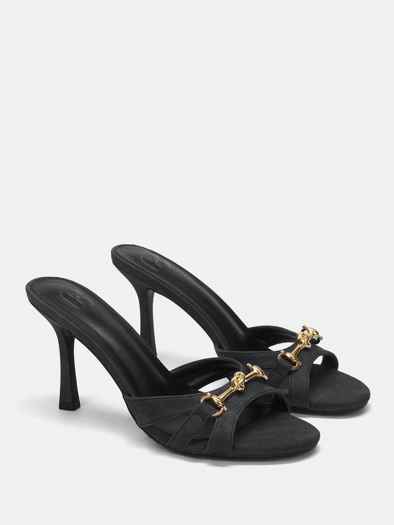 Brown Mule Buckle Sandal