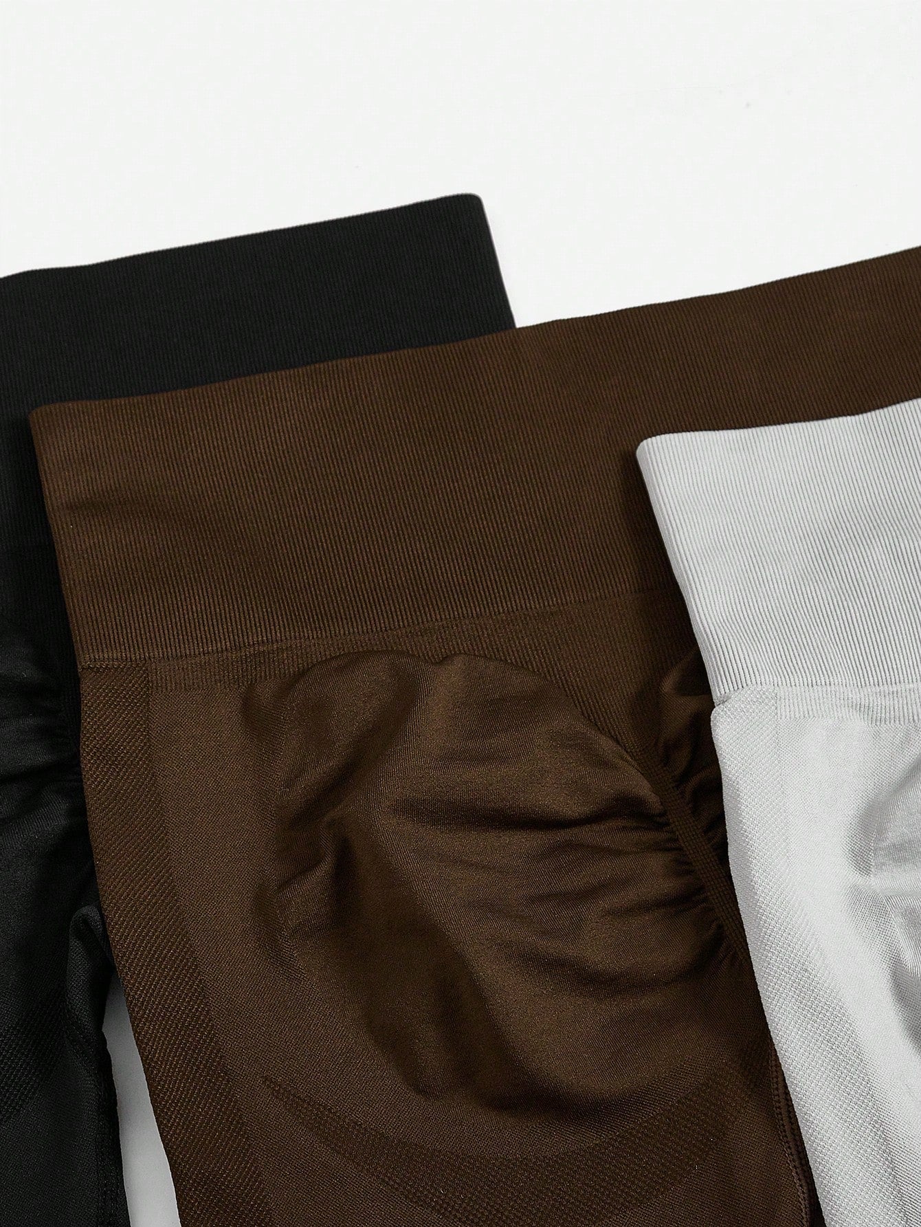 Basic 3pc Waist Slimming Scrunchie Yoga Pants