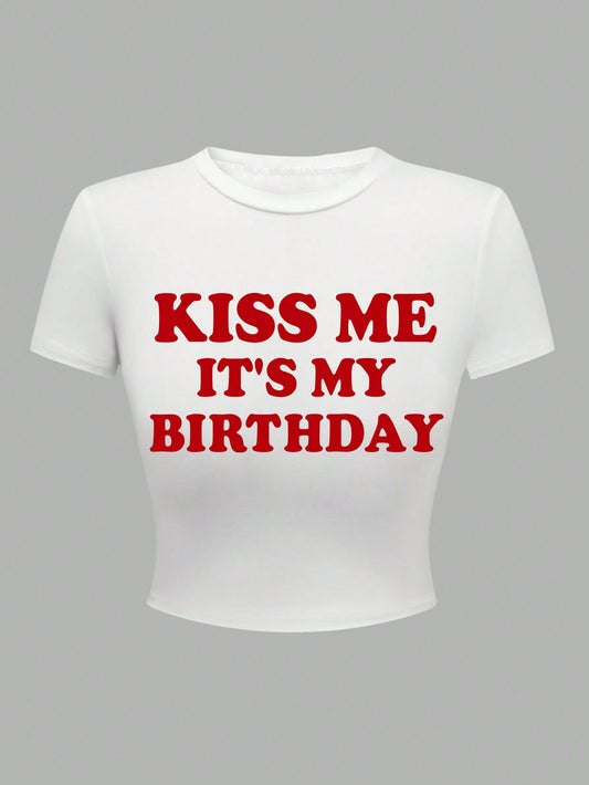 Kiss Me It's My Birthday T-shirt