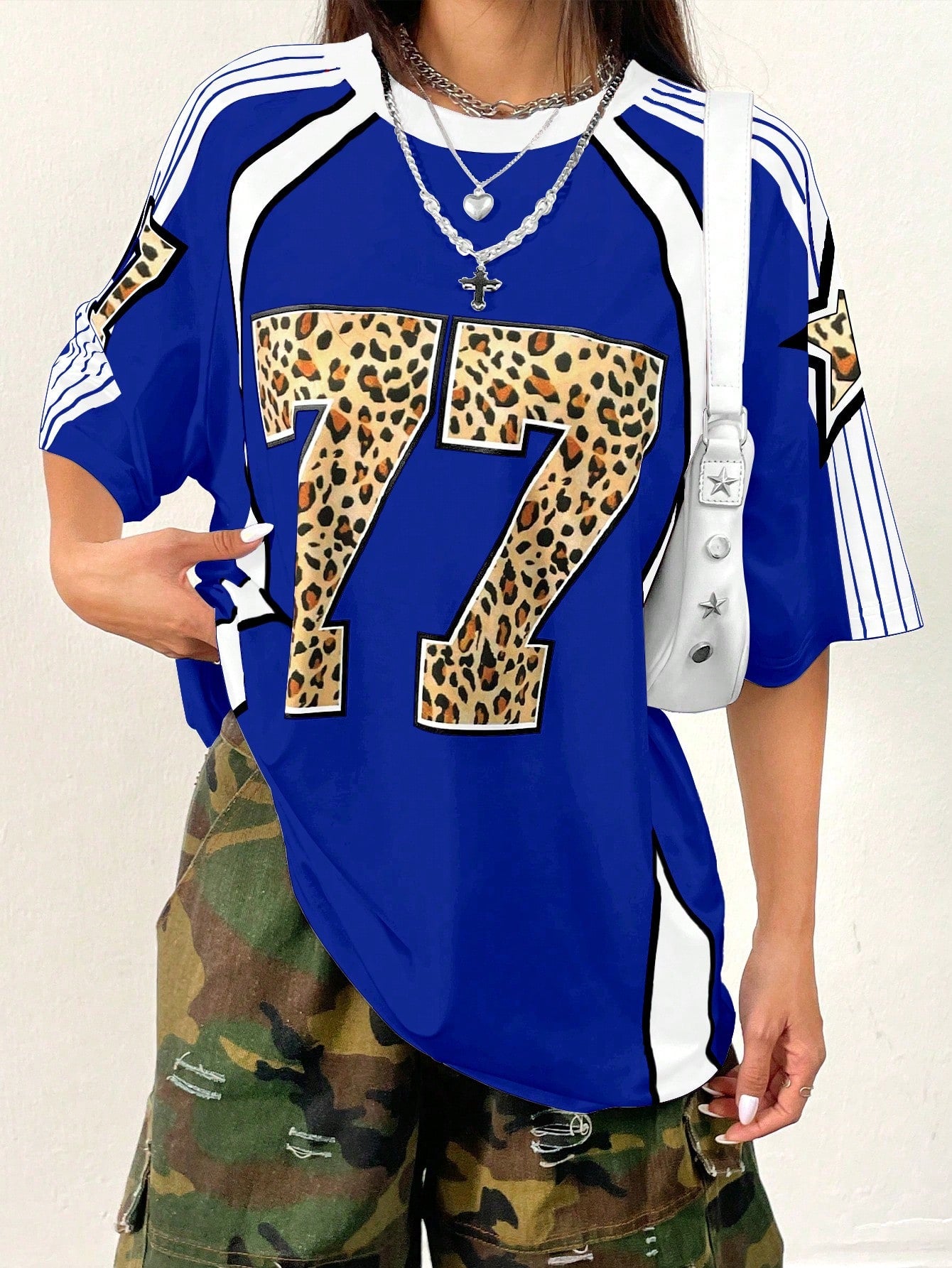 Leopard Jersey t-shirt