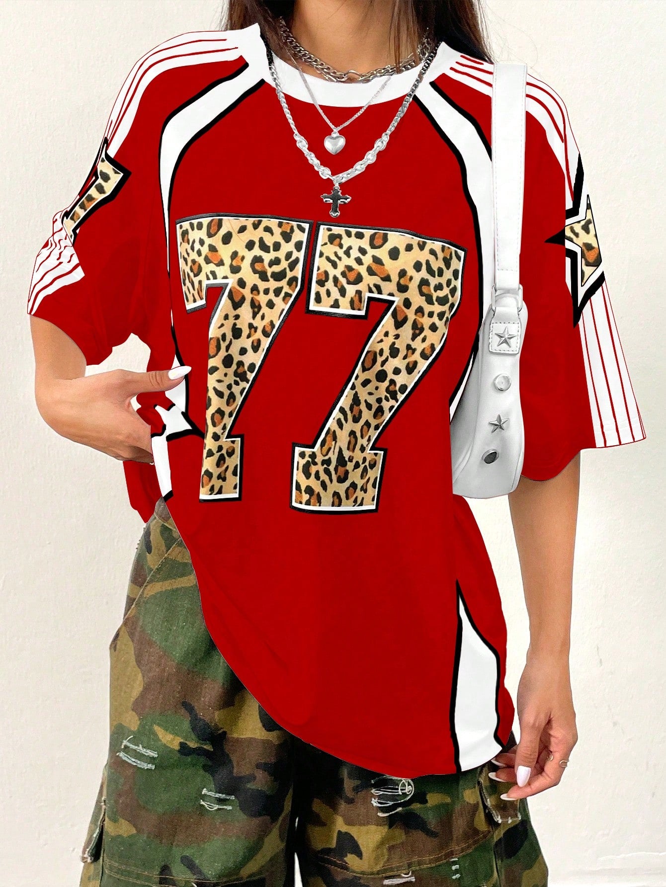 Leopard Jersey t-shirt